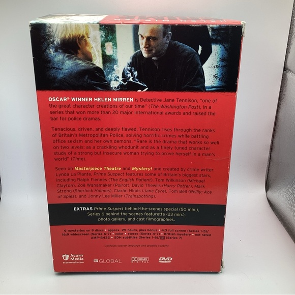 Prime Suspect: The Complete Collection DVD 9-Disc Box Set RARE OOP helen mirren - Picture 3 of 11